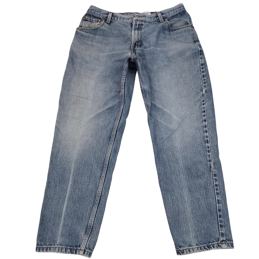 VTG Levis 550 Jeans Womens 16 Short High Waisted Mom‎ Relaxed Tapered Y2K 33x28